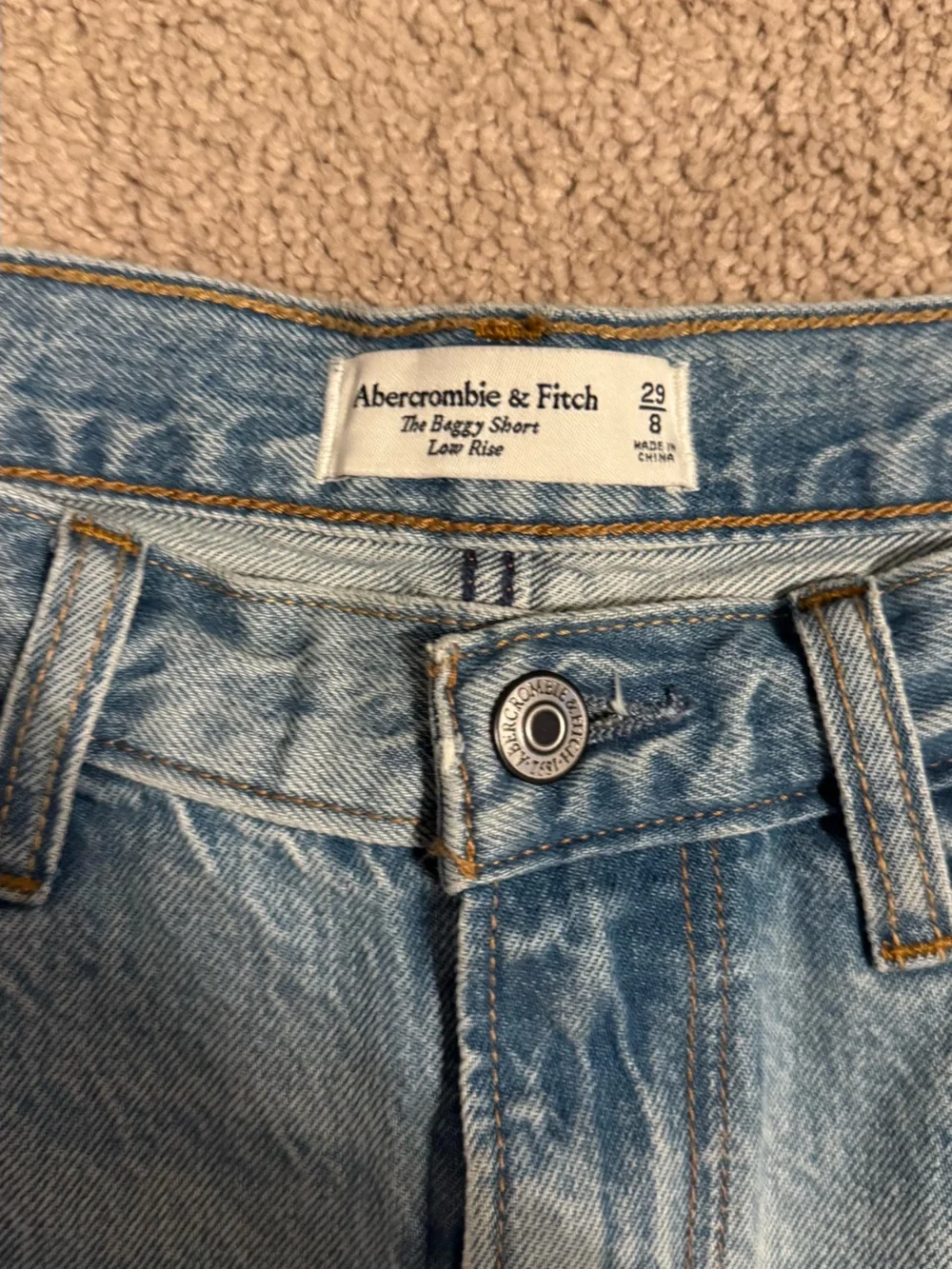 Abercrombie & Fitch The Baggy Short Low Rise